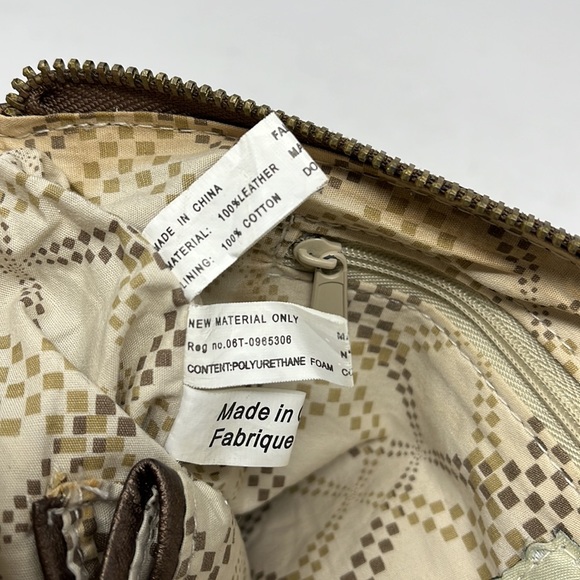 CLARKS England Bronze Leather Wristlet Clutch - Picture 10 of 13